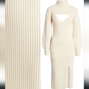 Lulu’s sweater dress & detachable long sleeve sweater on top!